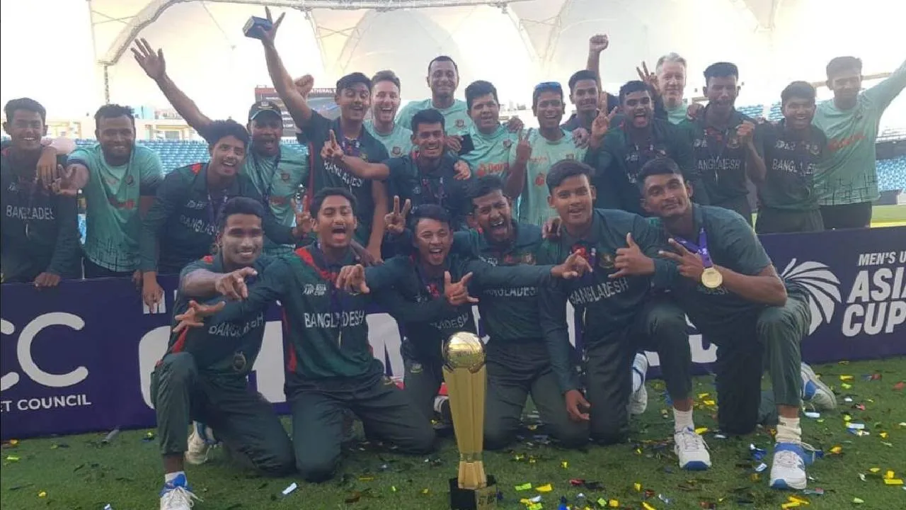 যুব এশিয়া কাপ চ্যাম্পিয়ন বাংলাদেশ