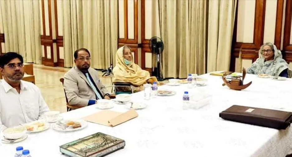 প্রধানমন্ত্রীর সঙ্গে দেখা করলেন রওশন-কাদের