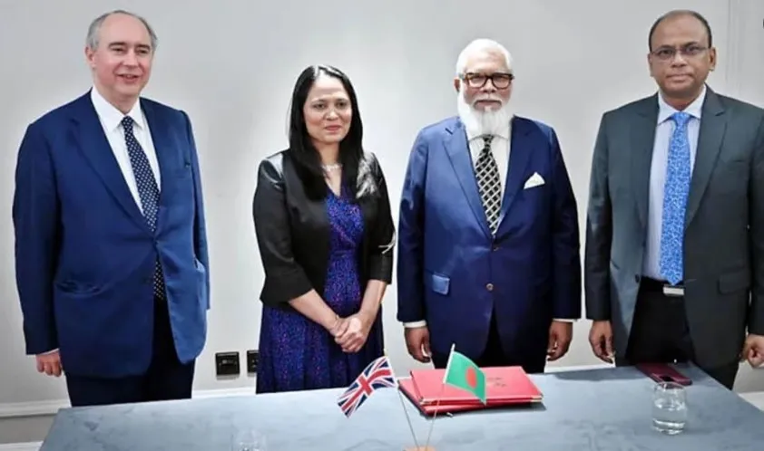 প্লেন চলাচল খাত জোরদারে যুক্তরাজ্যের সঙ্গে যৌথ ঘোষণাপত্র স্বাক্ষরিত