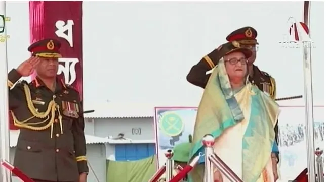 বীর মুক্তিযোদ্ধা আবদুল হামিদ সেনানিবাসের উদ্বোধন করলেন প্রধানমন্ত্রী
