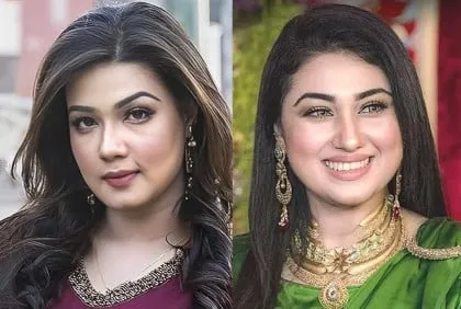 চিত্রনায়িকা মাহিকে অভিনন্দন জানালেন অপু বিশ্বাস