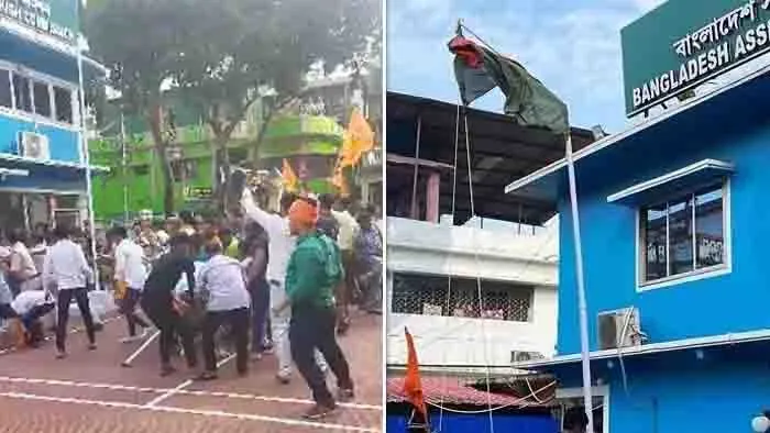 বাংলাদেশের সহকারী হাইকমিশনে হামলায় ৩ পুলিশ বরখাস্ত, গ্রেপ্তার ৭