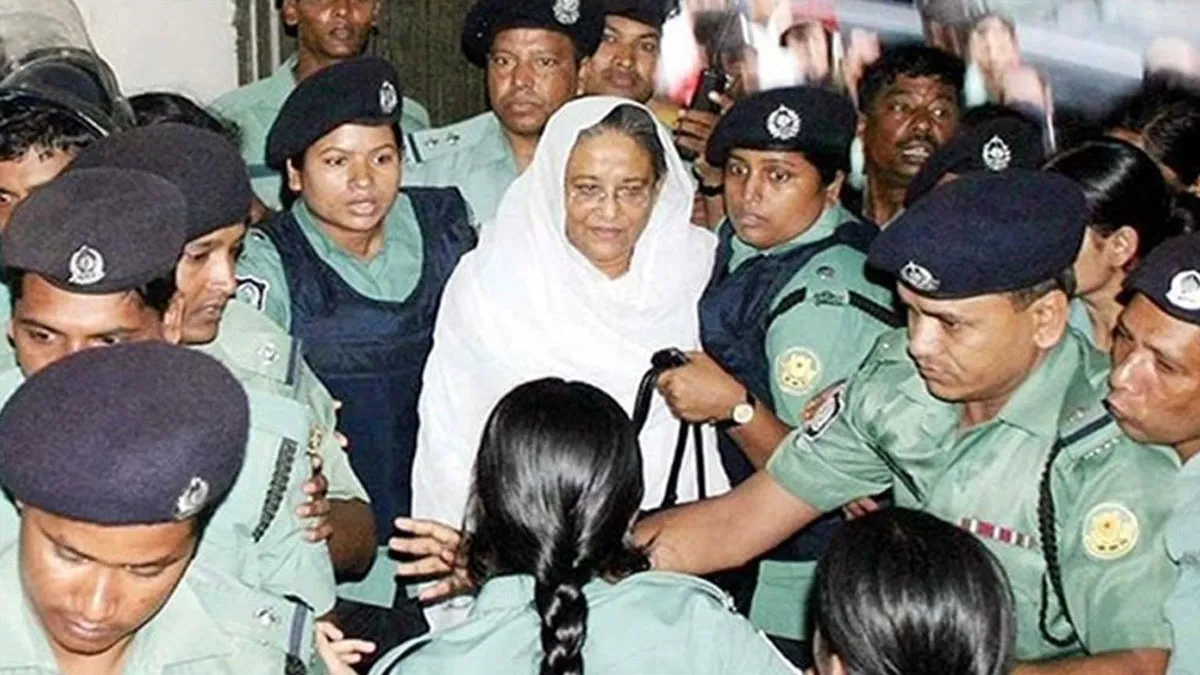 আজ শেখ হাসিনার কারাবন্দি দিবস
