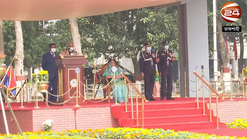 সারদা পুলিশ একাডেমিতে পৌঁছেছেন প্রধানমন্ত্রী