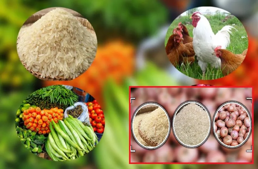 স্বস্তি নেই, বেড়েছে চাল-চিনি-পেঁয়াজের দাম