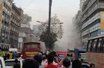রাজধানীর গুলিস্তানে বিস্ফোরণে নিহত ৩, বহু আহত