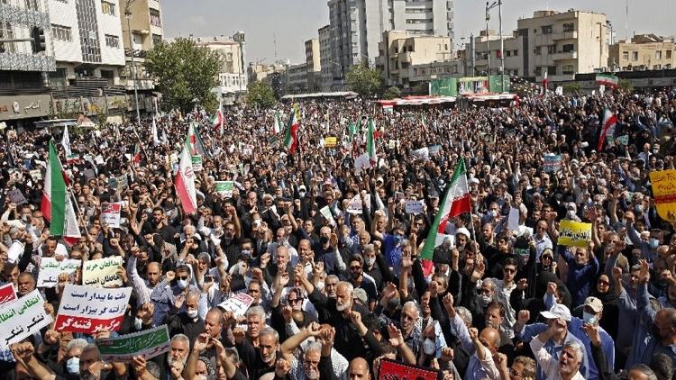 Iran protests flare