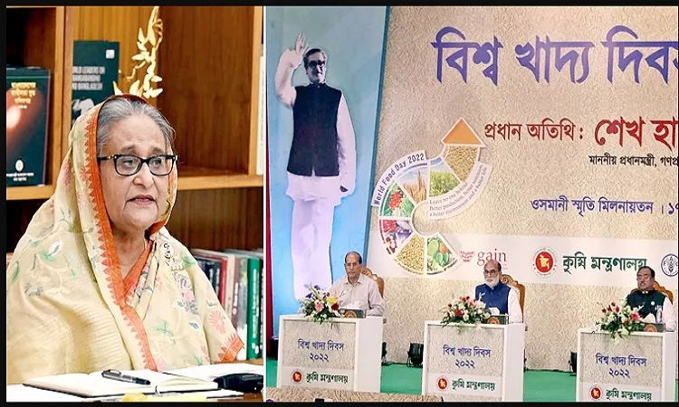 যার যতটুকু জমি আছে উৎপাদনের চেষ্টা করুন : প্রধানমন্ত্রী