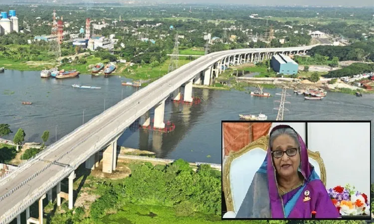 তৃতীয় শীতলক্ষ্যা সেতু উদ্বোধন করলেন প্রধানমন্ত্রী