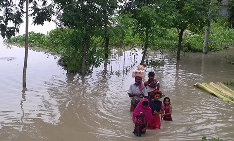 লালমনিরহাট-কুড়িগ্রামে ৬০ হাজারের বেশি মানুষ পানিবন্দি