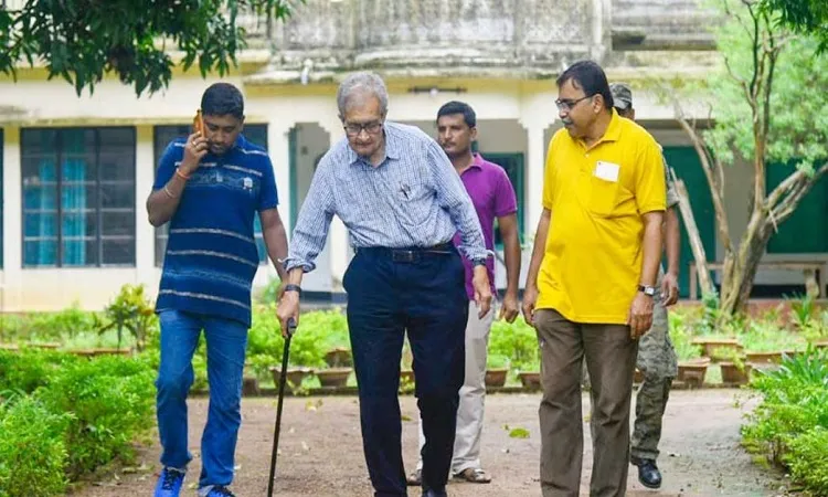 অমর্ত্য সেনকে বাড়ি থেকে উচ্ছেদে বিশ্বভারতীর নোটিশ
