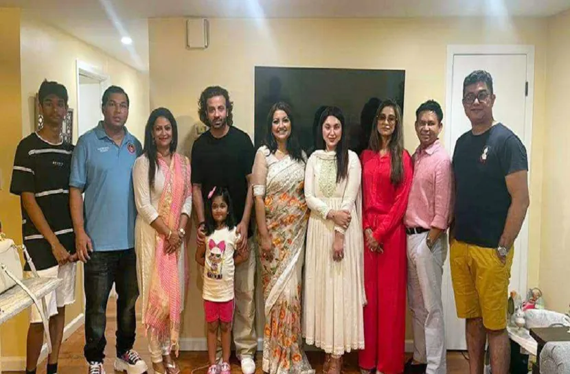 যুক্তরাষ্ট্রে সামাজিক অনুষ্ঠানে শাকিব-অপু