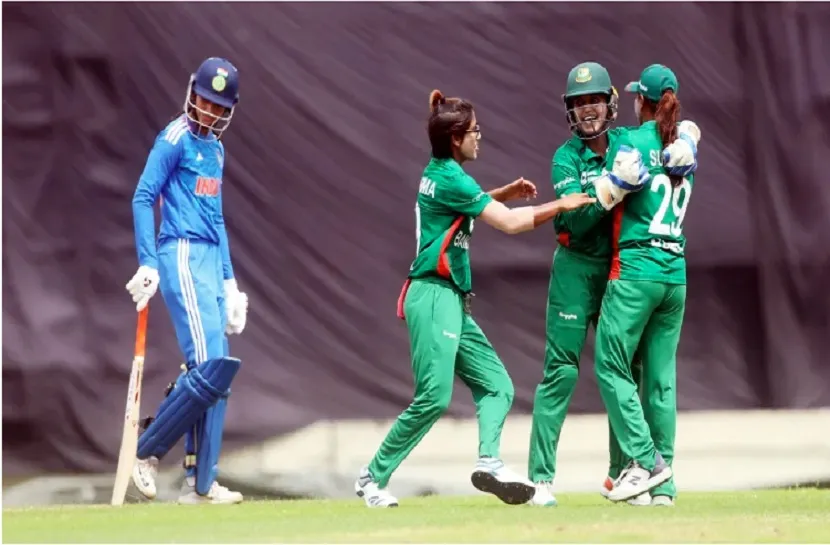 ভারতকে হারিয়েছে বাংলাদেশের মেয়েরা