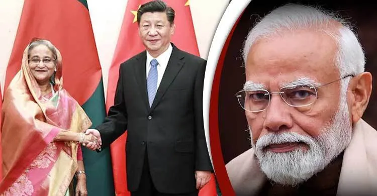 শেখ হাসিনার চীন সফরে সতর্ক নজর ভারতের :  ভারতীয় গণমাধ্যম