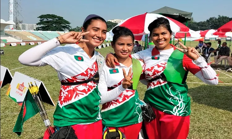 এশিয়ান আর্চারি, দেশের প্রথম পদক আনলো মেয়েরা