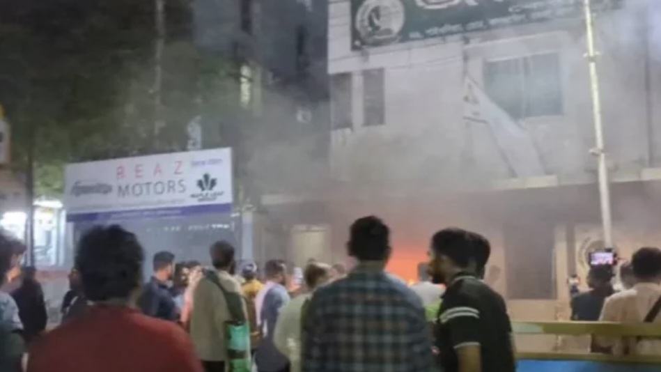 JaPa headquarters set on fire after vandalism
