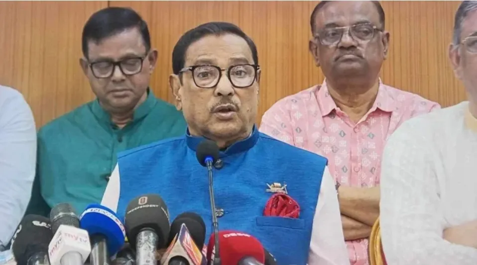 Quader slams BNP over St Martin’s remarks