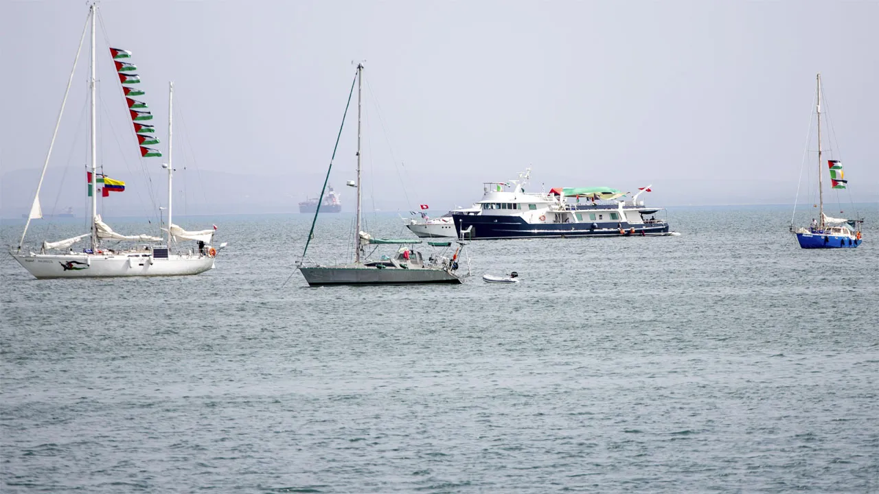 গাজার পথে এগিয়ে চলছে ফ্লোটিলার নতুন ত্রাণবাহী নৌবহর
