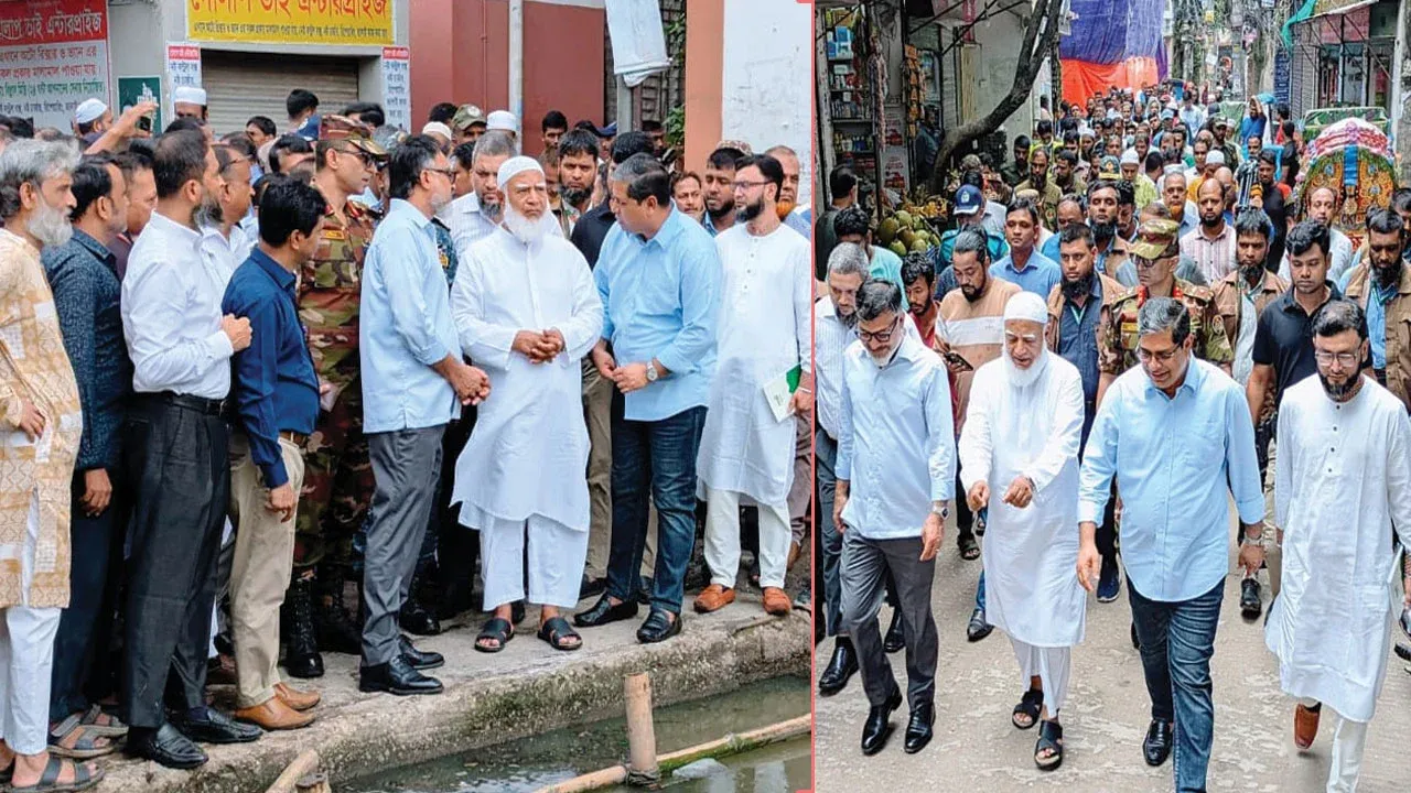 প্রধানমন্ত্রীর নির্দেশে বিরোধীদলীয় নেতার এলাকা পরিদর্শনে প্রতিমন্ত্রী