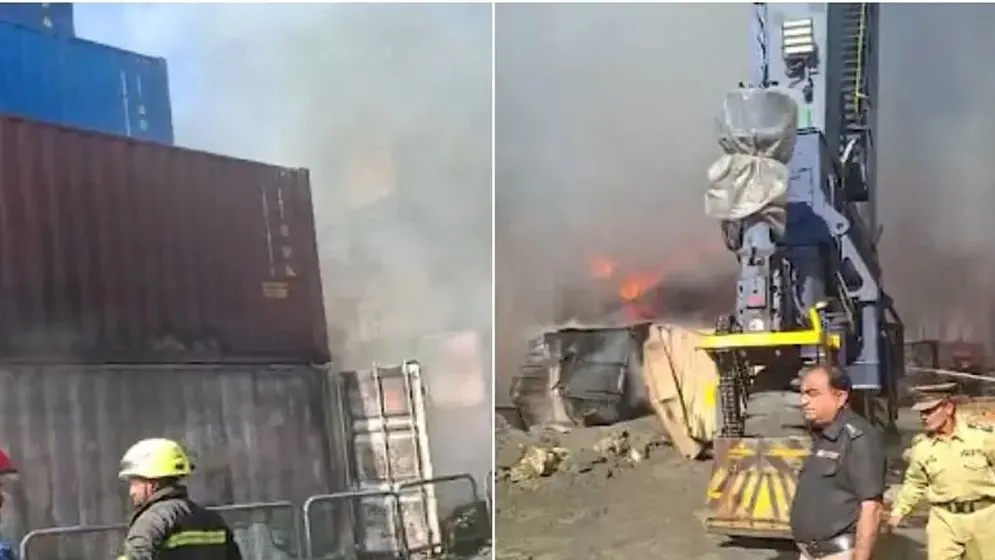 করাচি বন্দরে ভয়াবহ আগুন, ২০ কনটেইনার পুড়ে ছাই