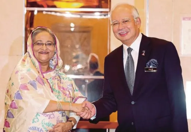 শেখ হাসিনাকে মালয়েশিয়ার প্রধানমন্ত্রীর ধন্যবাদ