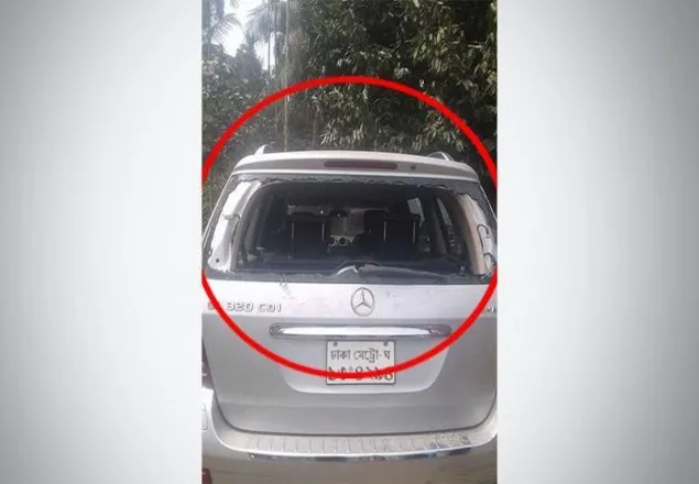 সুন্দরগঞ্জে লিটন হত্যা মামলার বাদীর গাড়ি ভাঙচুর করলো ছাত্রলীগ