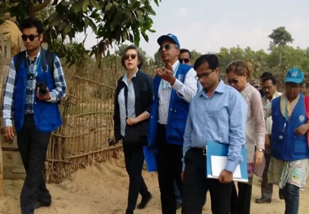 অনিবন্ধিত রোহিঙ্গা শিবির পরিদর্শনে জাতিসঙ্ঘের বিশেষ দূত