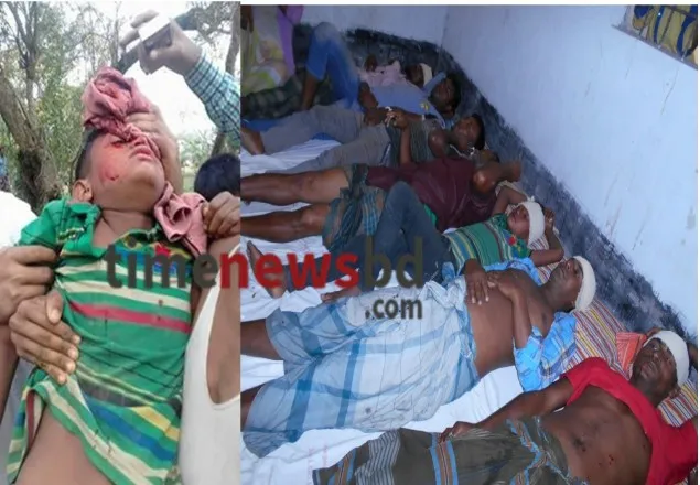 ভোলায় ব্যবসায়ী-পুলিশ সংঘর্ষে গুলিতে শিশুসহ আহত ৩৬ 