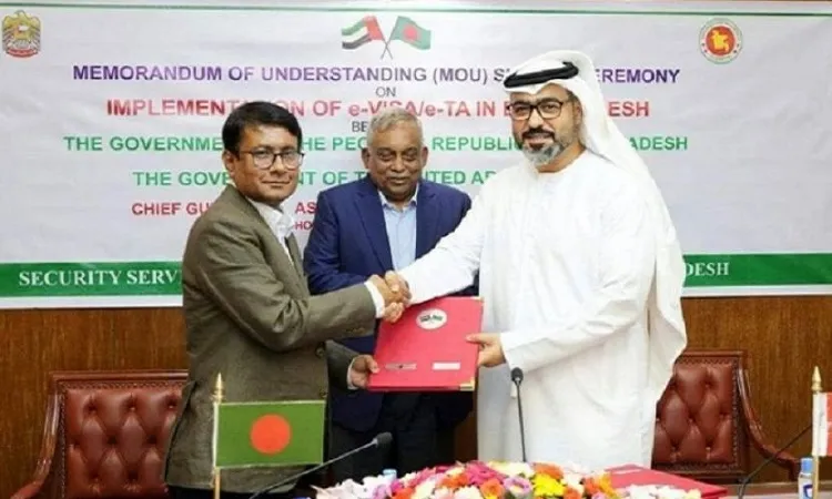 ই-ভিসা বাস্তবায়নে বাংলাদেশ-আমিরাত সমঝোতা স্বাক্ষর