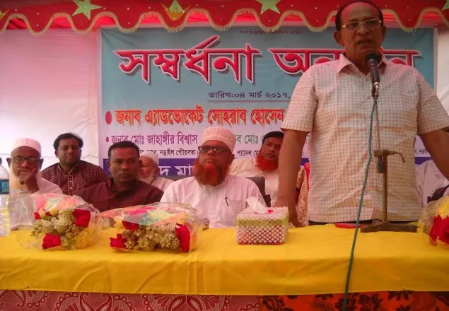 নড়াইলে নির্বাচিত জন প্রতিনিধিদের সংবর্ধনা