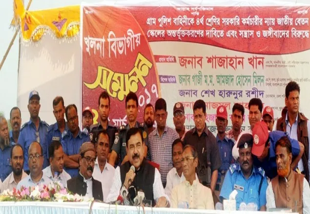 শেখ হাসিনা ক্ষমতায় থাকলে দেশের স্বাধীনতা থাকবে: শাজাহান খান