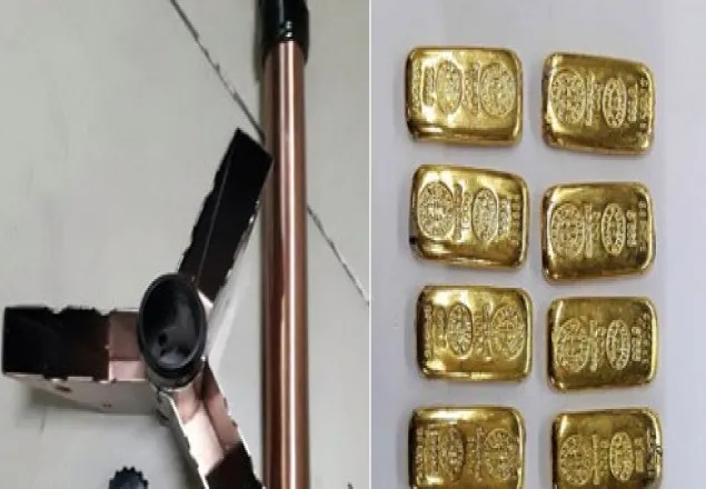 শাহজালালে ফ্যানের পাইপে স্বর্ণ, তরুণ কুমার নামে যাত্রী আটক 