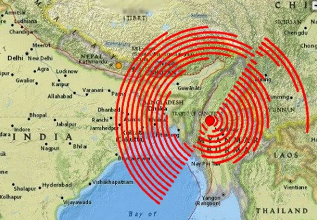 মিয়ানমারে ৫.৮ মাত্রার ভূমিকম্প, আহত ২৪