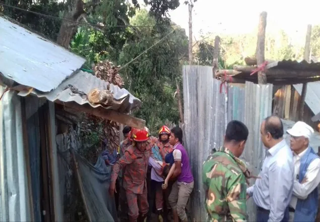 রাঙামাটিতে পাহাড়ধসে ৩ জনের মৃত্যু