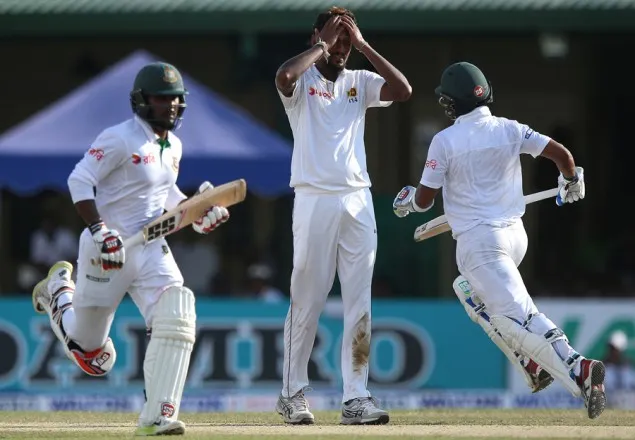 দিনশেষে ৭৫ রানে এগিয়ে টাইগাররা