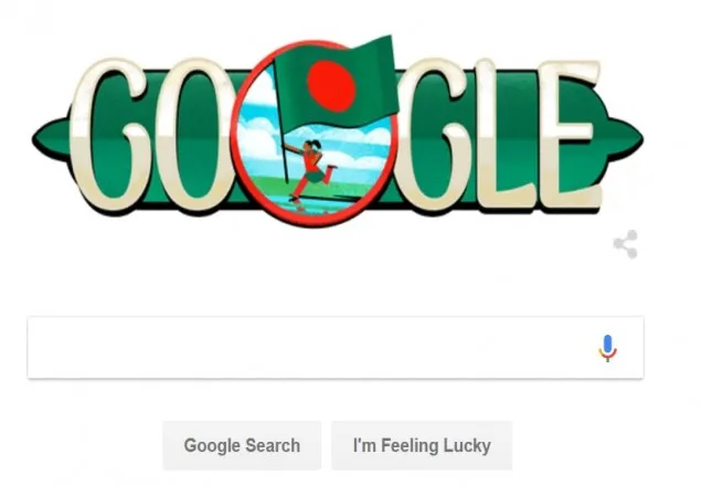 স্বাধীনতা দিবসকে স্বাগত জানাল গুগল