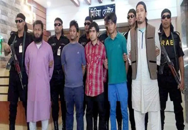 নাশকতার পরিকল্পনাকারী পাঁচ ‘জঙ্গি’ দুই দিনের রিমান্ডে