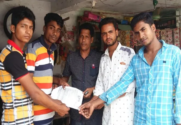 ইন্দুরকানীতে ছাত্রদলের লিফলেট বিতরন