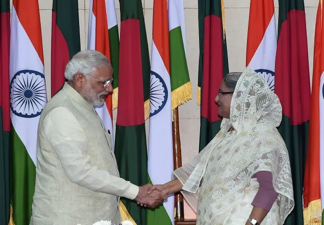 হাসিনা ও মোদীর বৈঠক শেষে ২২টি চুক্তি সই