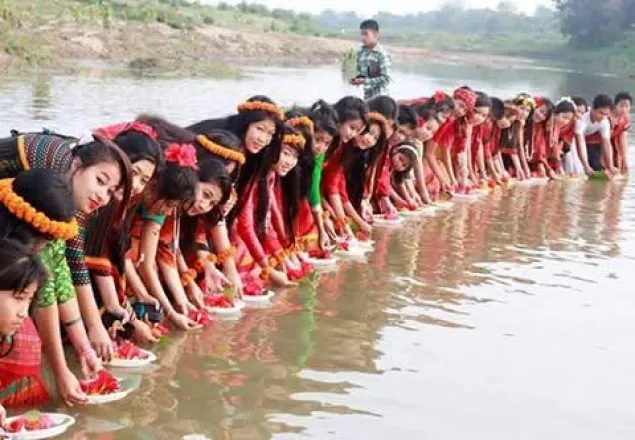 বান্দরবানে শুরু হয়েছে বৈসাবি উৎসব