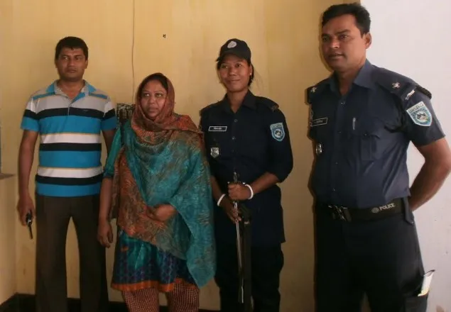 নীলফামারীতে মাদক সম্রাজ্ঞী ফের গাঁজাসহ গ্রেফতার