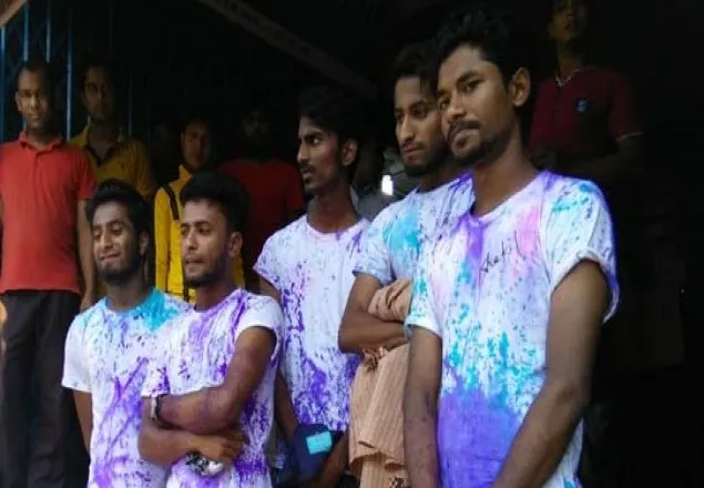 মঙ্গল শোভাযাত্রায় রঙ ছিটানোয় ফেনীতে আটক ৫