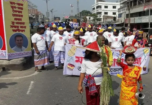 বেনাপোল বন্দরে বর্ণাঢ্য আয়োজনে বর্ষবরণ