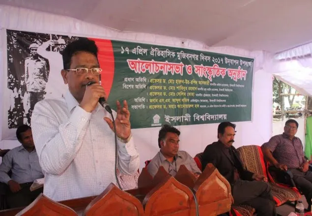 ইবিতে মুজিবনগর দিবস পালিত