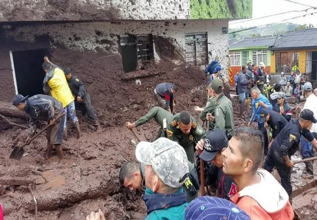 কলম্বিয়ায় বন্যা ও ভূমিধসে নিহত ১৭