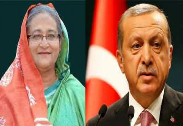 এরদোয়ানকে শেখ হাসিনার অভিনন্দন