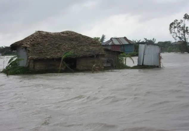 ভোলায় জোয়ারে নিন্মাঞ্চল প্লাবিত