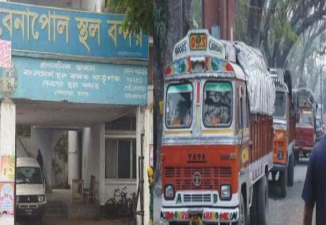 বেনাপোলে ট্রাক সংকট: আমদানি রফতানি বানিজ্যে স্থবিরতা