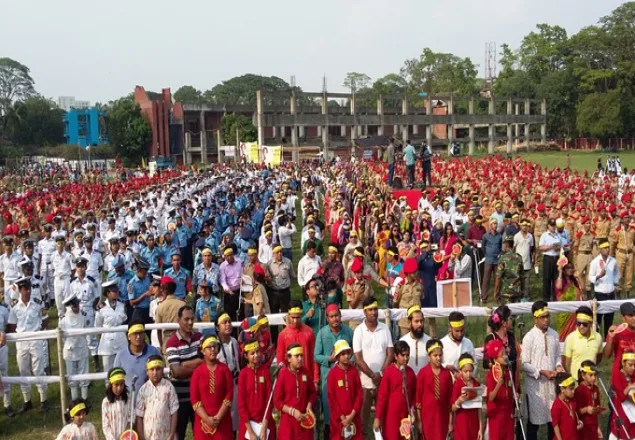 লাখো কণ্ঠে ‘বিদ্রোহী’ কবিতা আবৃত্তি