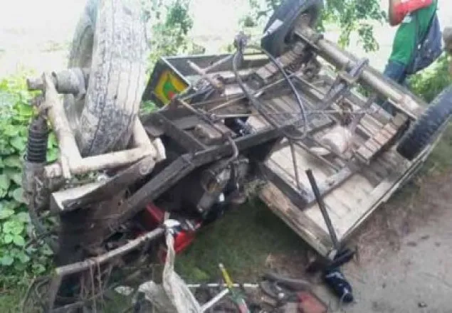 মুকসুদপুরে নসিমন উল্টে ২ জন নিহত